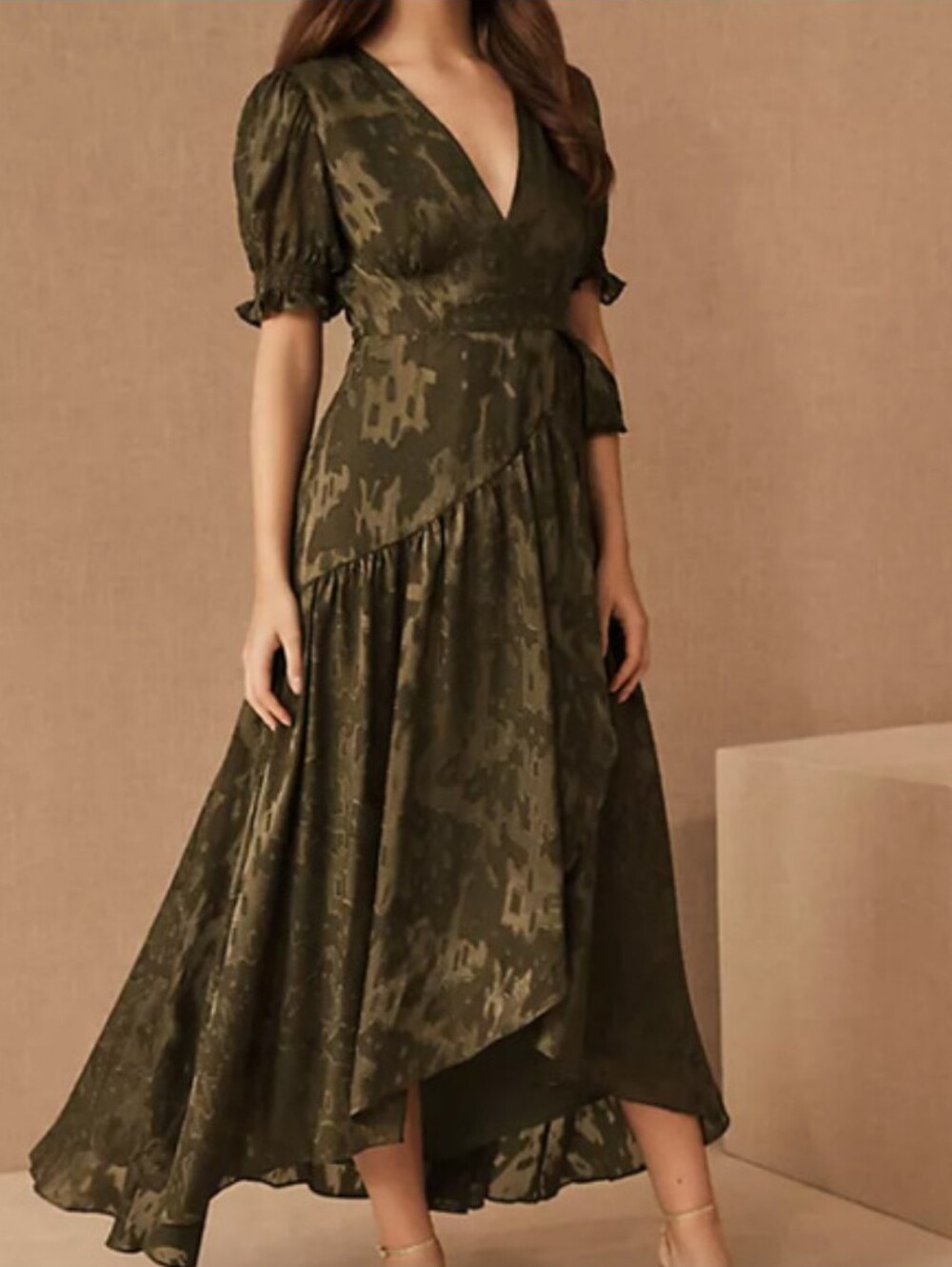Anthropologie Hutch Floral Wrap Maxi Dress